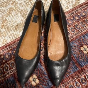 Frye black flats